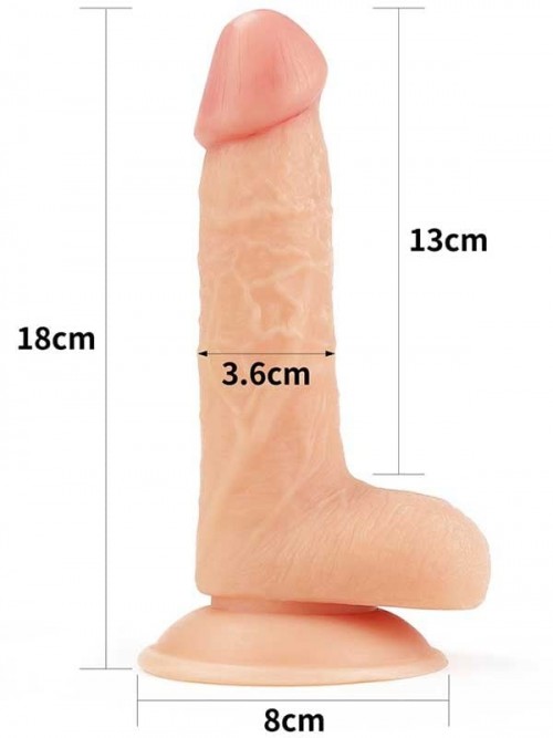 LoveToy The Ultra Soft Dude Realistik Penis 18 cm 4
