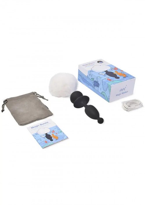 Magic Bunny Tavşan Kuyruğuna Sahip Telefon Kontrollü Eğlenceli Anal Plug Ek Resim