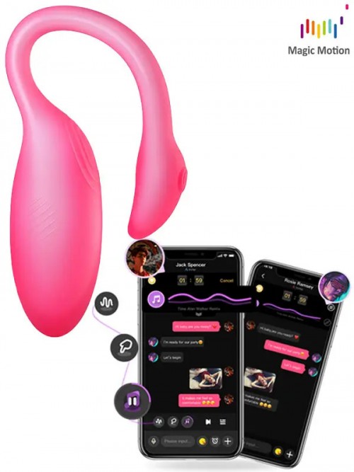 Magic Flamingo Max Çiftler için Giyilebilir Telefon Kontrollü Vibratör