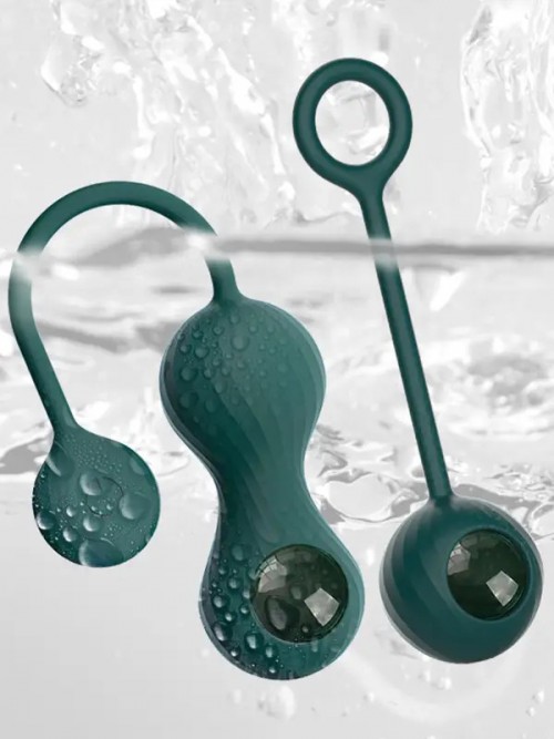 Magic Motion Crystal Duo Uygulama Destekli Titreşimli Kegel Seti Ek Resim