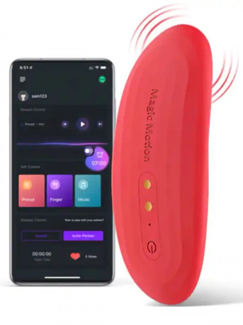 Magic Motion NYX Telefon Kontrollü Çiftler İçin Giyilebilir Vibratör