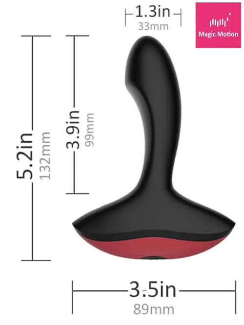 Magic Motion Solstice Telefon Kontrollü Giyilebilir Anal Plug 5