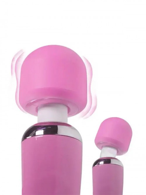 Yeni Curved Elegance Magic Wand Masaj Cihazı Şarjlı Pembe 4