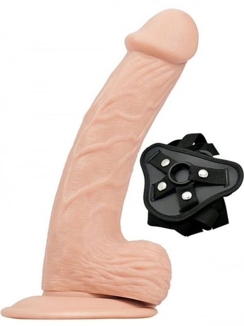 NOXXX Belden Bağlamalı İçi Dolu Realistik Penis 20 cm 2