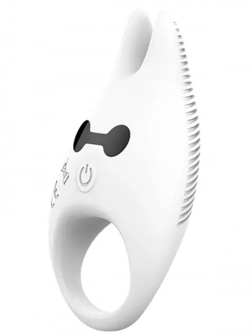 Diablo Şarjlı Titreşimli Led Işıklı Penis Halkası 5