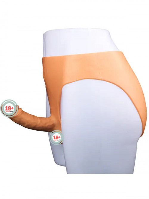 Giyilebilir İçi Dolu Gerçekçi Silikon Dildo