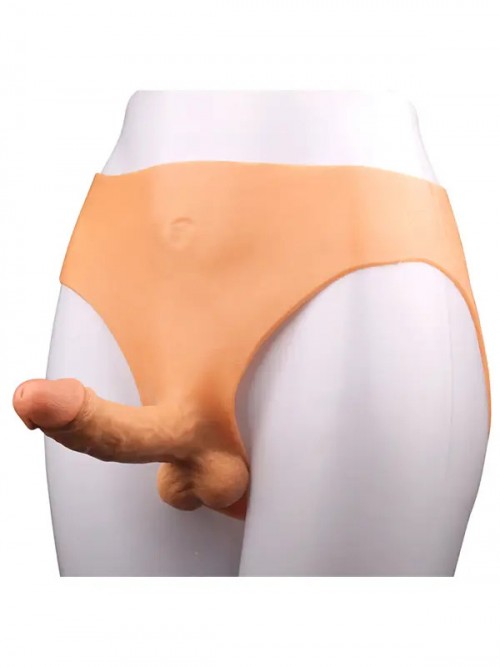 Giyilebilir İçi Dolu Gerçekçi Silikon Dildo 3