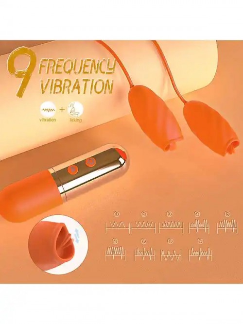 Magic Bean-3 Şarjlı Dil Stimülasyonlu 2’li Titreşim Topları 5