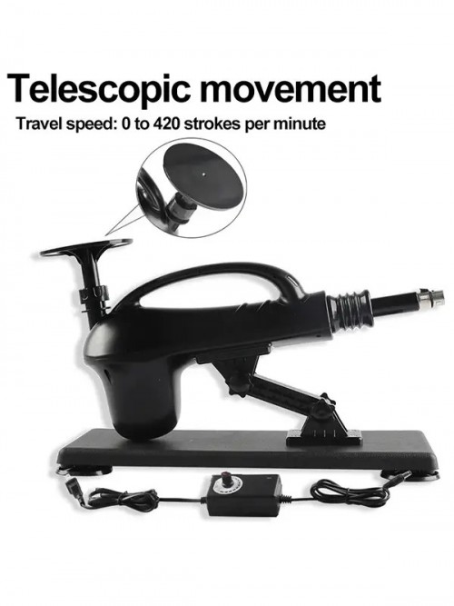 NOXXX 3XLR Vantuz Adaptörlü Uzaktan Kumandalı Seks Makinesi Ek Resim