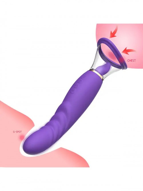 NOXXX Charoite Yalama ve Emme Özellikli Çift Taraflı Vibratör Ek Resim