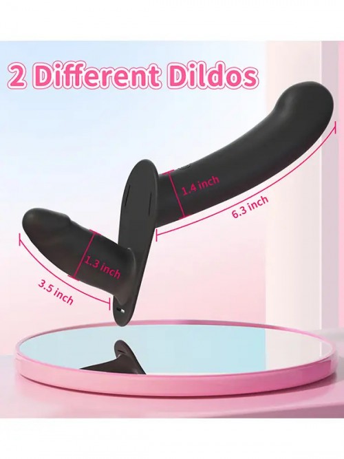 NOXXX Dominate Series Uzaktan Kumandalı Titreşimli Çift Taraflı Strapon 6