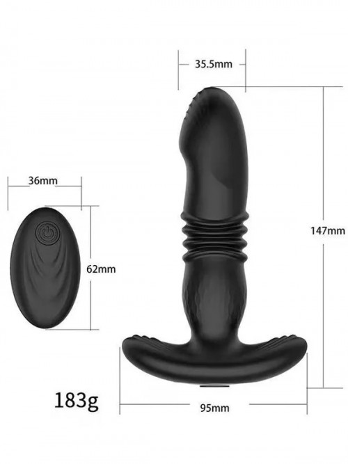 NOXXX İleri Geri Hareketli Uzaktan Kumandalı Şarjlı Giyilebilir Anal Dildo 5