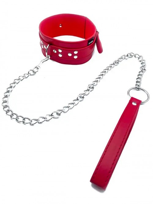 NOXXX LIMITLESS Deri Boyun Tasması Kırmızı 2