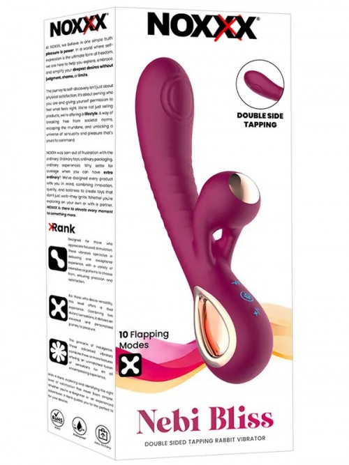 NOXXX Nebi Bliss Parmak Hareketli ve Titreşimli Tavşan Vibratör 6
