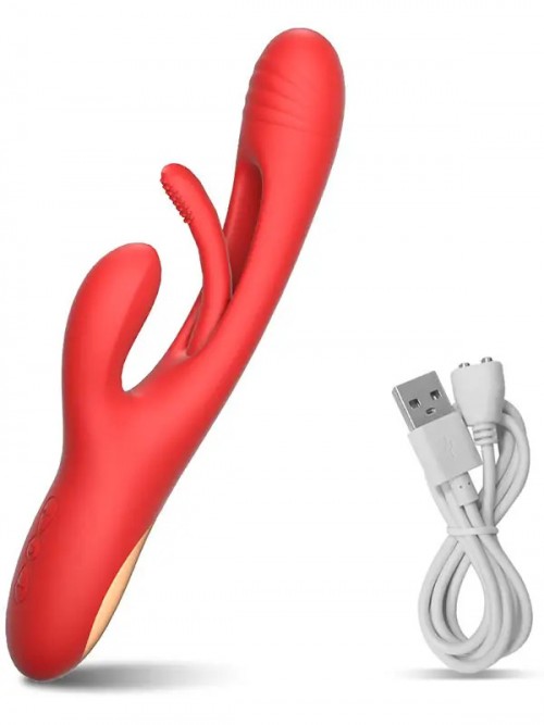 NOXXX Patova G Spot ve Klitoris Uyarıcılı Şarjlı Rabbit Vibratör 2