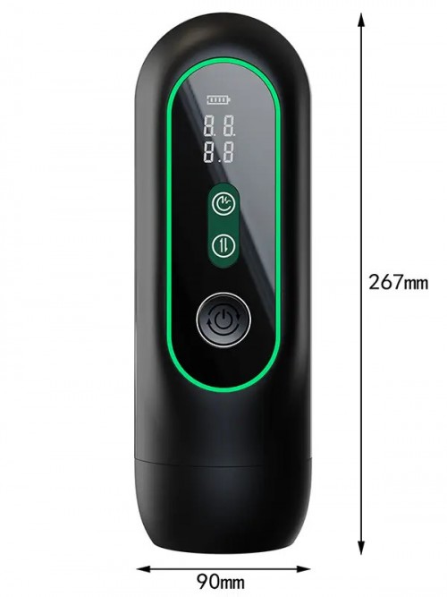 NOXXX PulseOne Isıtmalı Sesli İleri Geri Hareketli Titreşimli ve Vakumlu Otomatik Mastürbatör 5