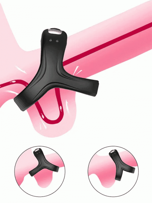 NOXXX Titreşimli Şarjlı 10 Fonksiyonlu Testis ve Penis Halkası 2