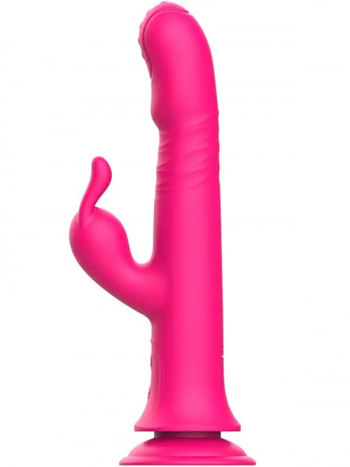 NOXXX StrapJoy İleri Geri Hareketli Döner Başlı ve Strapon Uyumlu Vantuzlu Vibratör