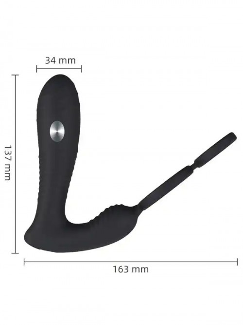 NOXXX Telefon Kontrollü Elektro Şoklu Penis Halkalı Anal Vibratör 4