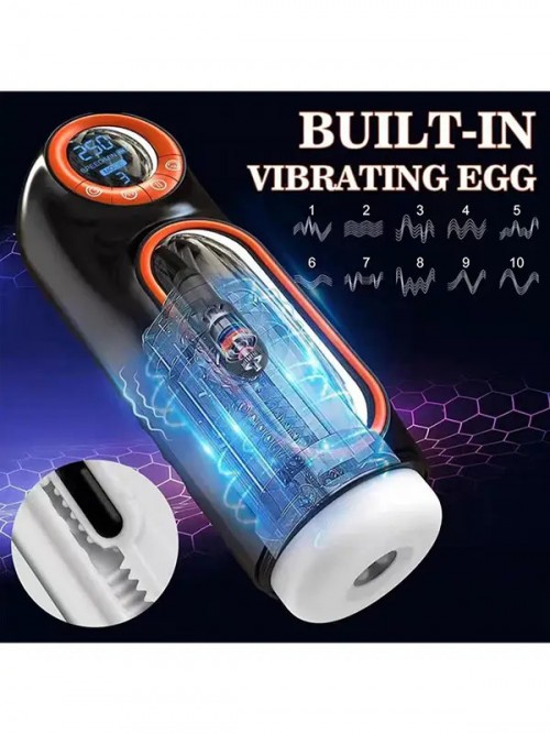 NOXXX ThrustJet İleri Geri Hareketli Emiş ve Ses Özellikli Mastürbatör 6