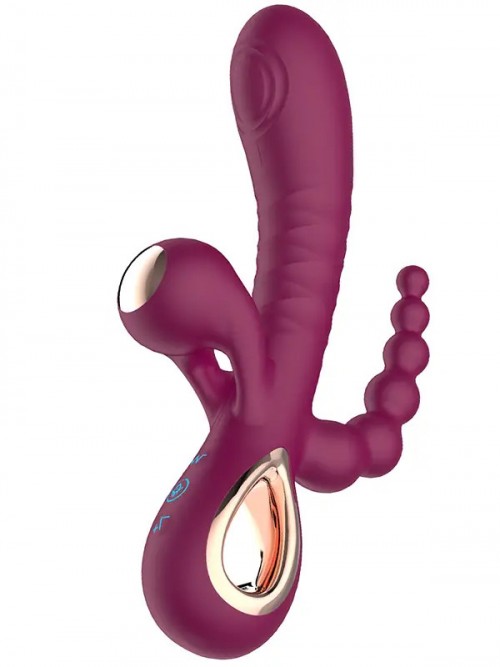 NOXXX Trie Bliss Üç Motorlu Anal Titreşim ve Parmak Hareketli Vibratör 4