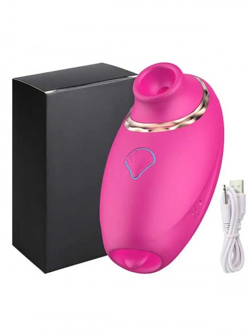 NOXXX Vakum Dalgalı ve Dil Özellikli Şarjlı Titreşimli Orgazm Vibratörü 3