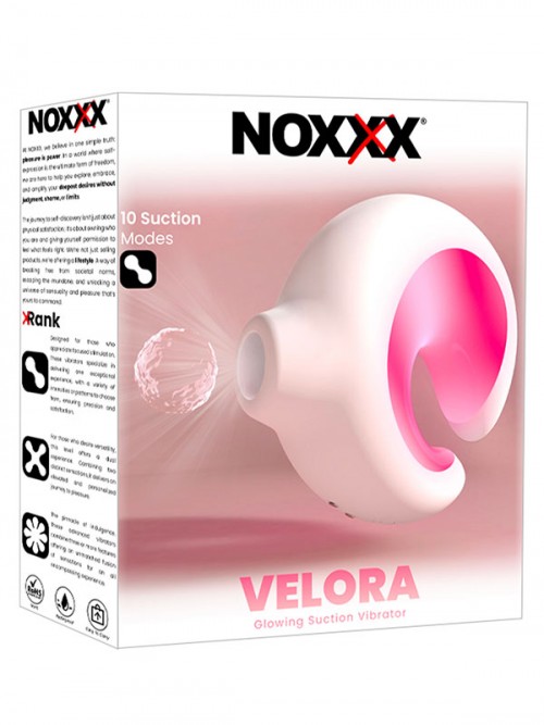 NOXXX Velora Pembe Işıklı Emme Modlu Vibratör Ek Resim