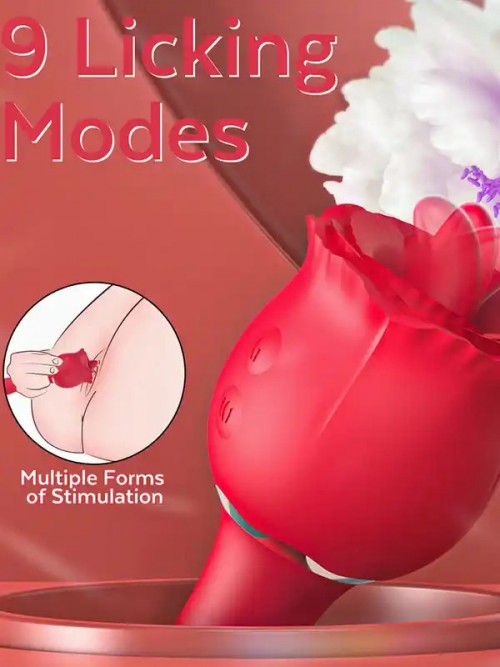 Rossi G Spot ve Dil Yalama Özellikli Şarjlı Vibratör 2