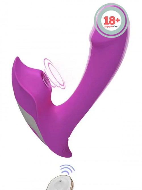 Giyilebilir Klitoral Emiş Özellikli Uzaktan Kumandalı Vibratör