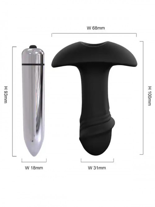 Titreşimli Giyilebilir Penis Butt Plug 2