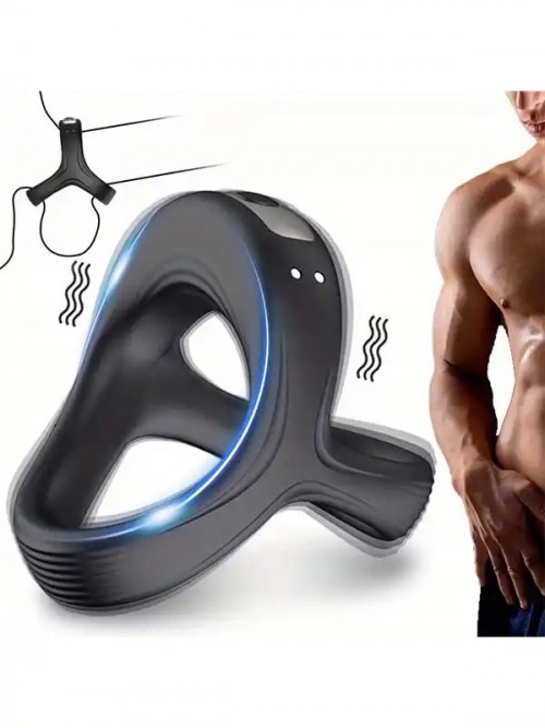 NOXXX Titreşimli Şarjlı 10 Fonksiyonlu Testis ve Penis Halkası Ek Resim
