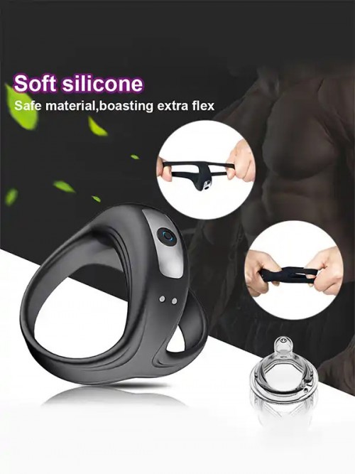 NOXXX Titreşimli Şarjlı 10 Fonksiyonlu Testis ve Penis Halkası Ek Resim