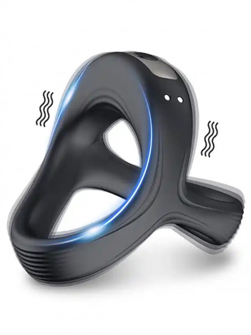 NOXXX Titreşimli Şarjlı 10 Fonksiyonlu Testis ve Penis Halkası 3