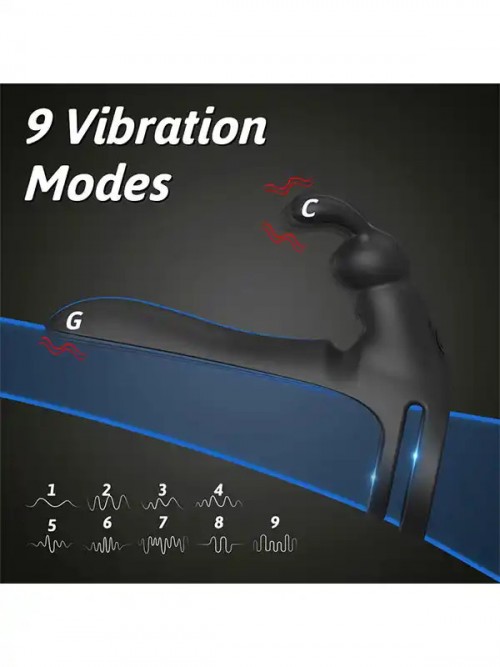 Tusky Şarjlı Titreşimli Penis Halkası 4