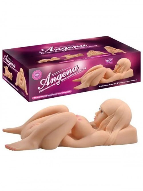 Angena Full Solid Sexy Doll Tam Vücut Mastürbator 15 kg Ek Resim