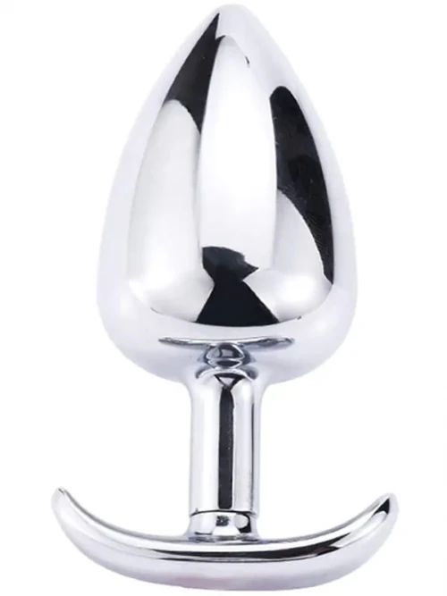 NOXXX Çelik T Anal Plug Taşlı 8 cm 3