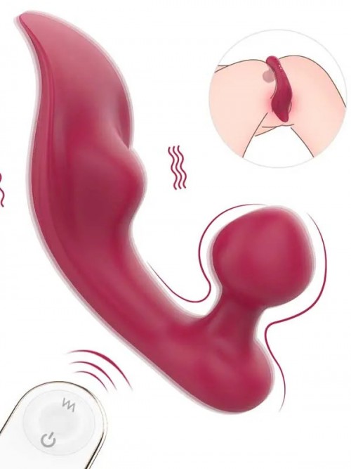 Giyilebilir Şarjlı Anal ve Vajinal Kullanım için Uzaktan Kumandalı Vibratör 2
