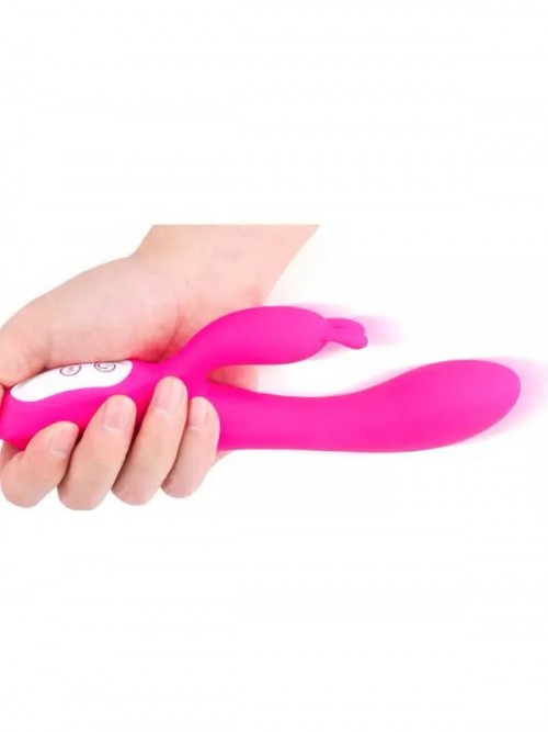 Naughty Isıtmalı Şarjlı Güçlü Titreşimli Tavşan Vibratör 22 cm Ek Resim