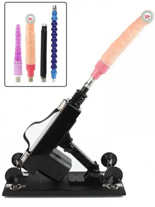 NOXXX Machine Gun Vantuzlu İleri Geri Hareketli Seks Makinesi