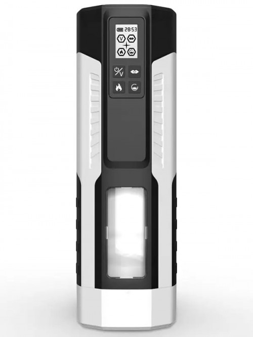 NOXXX Max Thrust Şarjlı Masturbatör İtme Emme Sıkma Titreşim Isıtma Modlu