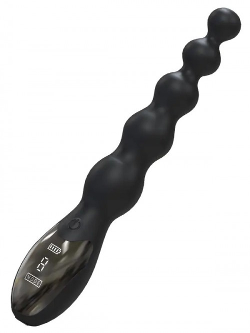 NOXXX Obsidian Solid Boncuklu Anal Şarjlı Vibratör