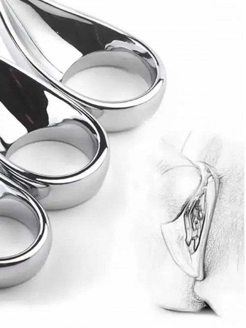 NOXXX Paslanmaz Çelik Kavisli Penis Halkası 50 mm 5