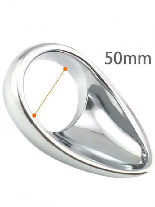 NOXXX Paslanmaz Çelik Kavisli Penis Halkası 50 mm 3