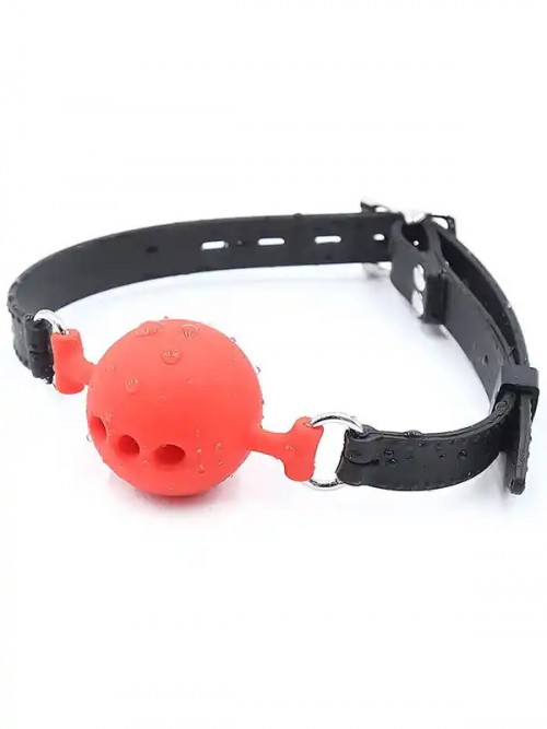 NOXXX Silikon Delikli Ağız Topu