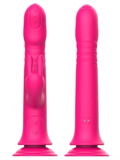 NOXXX StrapJoy İleri Geri Hareketli Döner Başlı ve Strapon Uyumlu Vantuzlu Vibratör 3