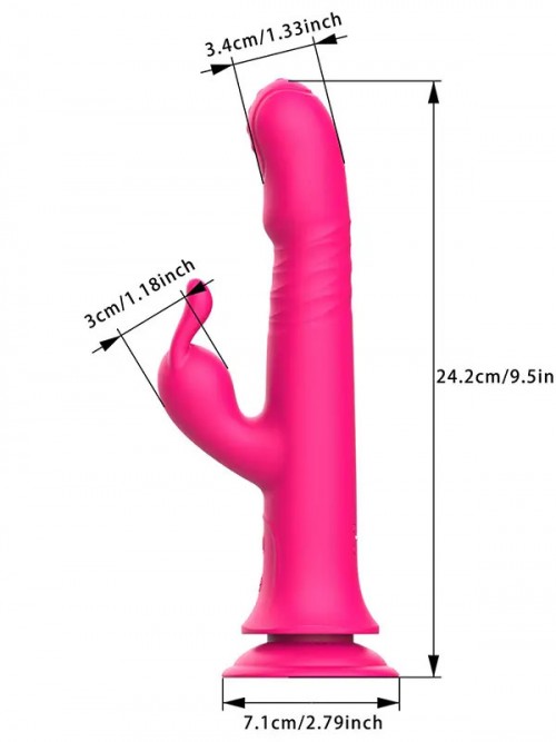 NOXXX StrapJoy İleri Geri Hareketli Döner Başlı ve Strapon Uyumlu Vantuzlu Vibratör 5