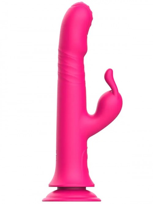 NOXXX StrapJoy İleri Geri Hareketli Döner Başlı ve Strapon Uyumlu Vantuzlu Vibratör 4