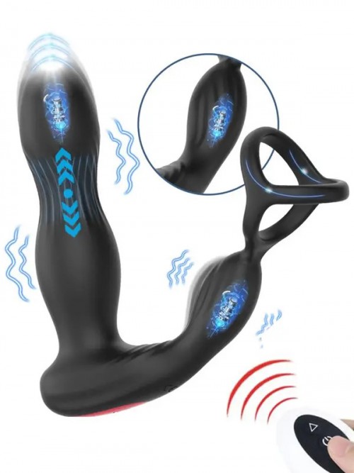 NOXXX Titan İleri Geri Hareketli Penis Halkalı Anal Prostat Vibratörü