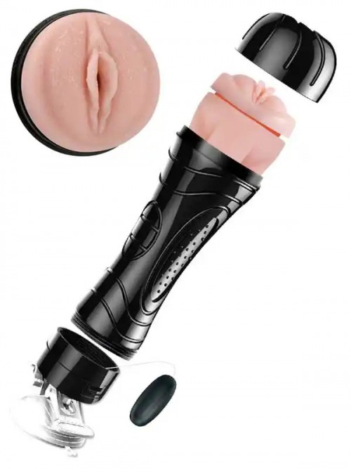 NOXXX Titreşimli Vantuzlu Kupa Vajina Mastürbatör 4