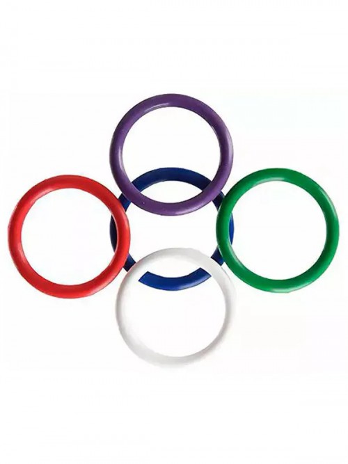 RainBow Pleasure 5’li Renkli Halka Seti